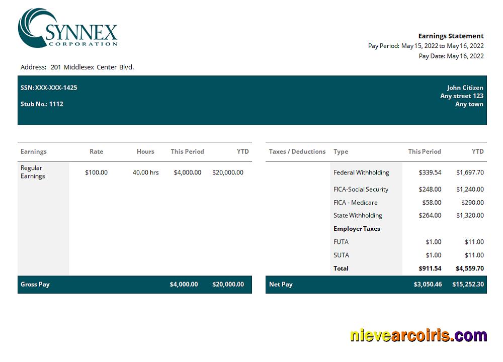 USA IT consulting company employee sheet